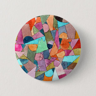 Macaron Rond 5 Cm Paul Klee sans titre
