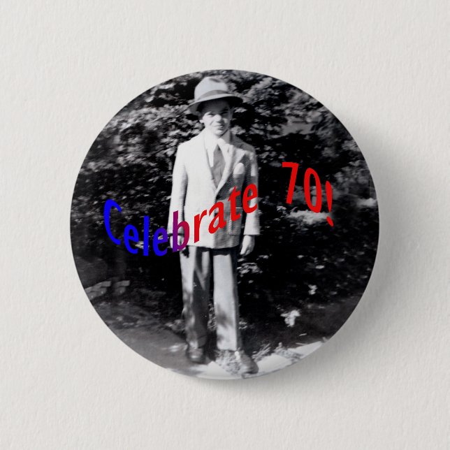 Macaron Rond 5 Cm PaulButtonFor70 (Devant)