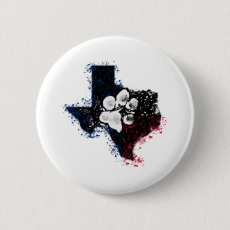 Macaron Rond 5 Cm Pawsitively le Texas majestueux