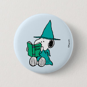 Macaron Rond 5 Cm Peanuts Snoopy Potions Magiques Halloween