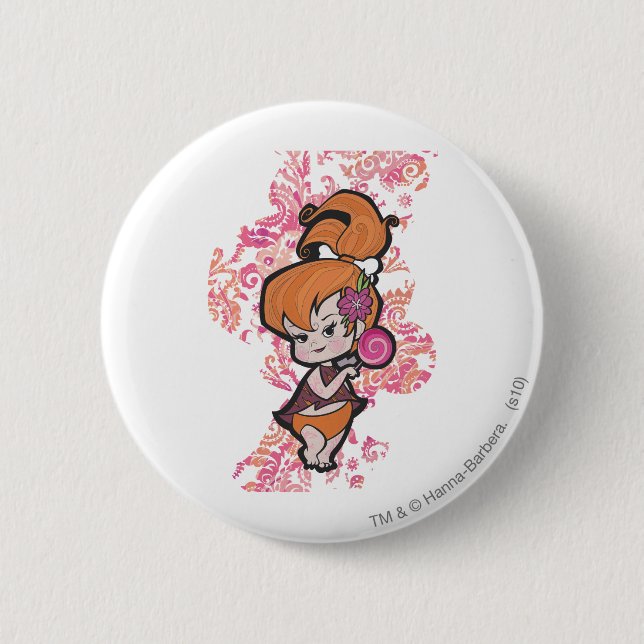 Macaron Rond 5 Cm PEBBLES™ Loli (Devant)
