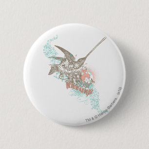 Macaron Rond 5 Cm PEBBLES™ Nature Girl
