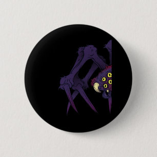 Macaron Rond 5 Cm Peekabo Spider