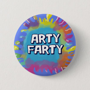 Macaron Rond 5 Cm peintre art farty peintre blob