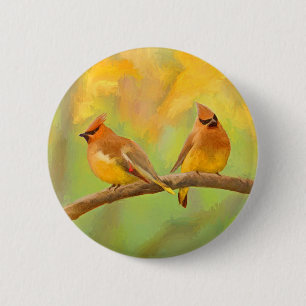 Macaron Rond 5 Cm Peinture à cire de cèdre - jolie art original chie