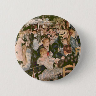 Macaron Rond 5 Cm Peinture de Renoir