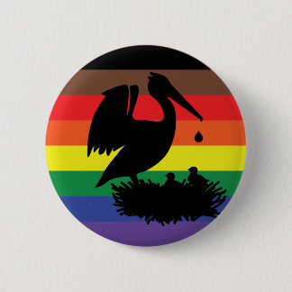 Macaron Rond 5 Cm Pelican Pride