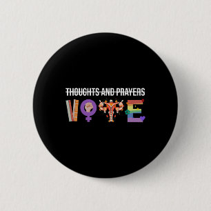 Macaron Rond 5 Cm Pensées Et Prières Votez Feminist Lgbt Women Funn