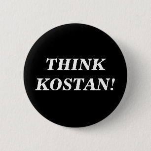 Macaron Rond 5 Cm PENSEZ KOSTAN ! Bouton