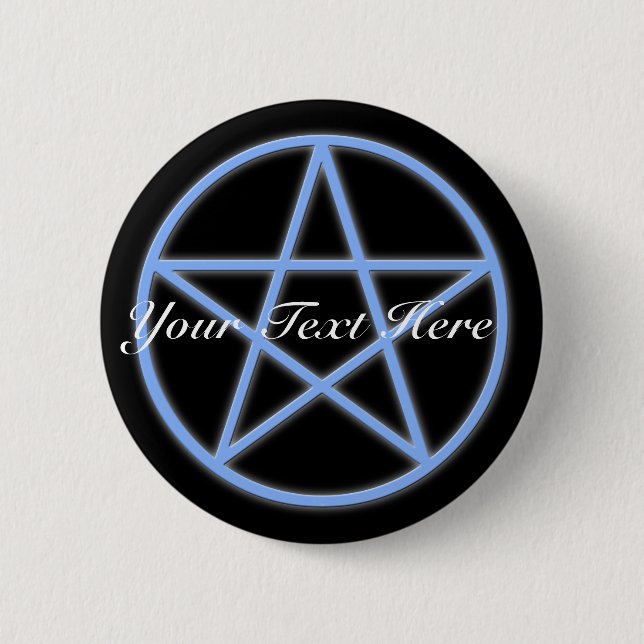 Macaron Rond 5 Cm Pentacle de Falln Pagan (Devant)