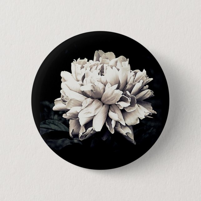 Macaron Rond 5 Cm Peony (Devant)