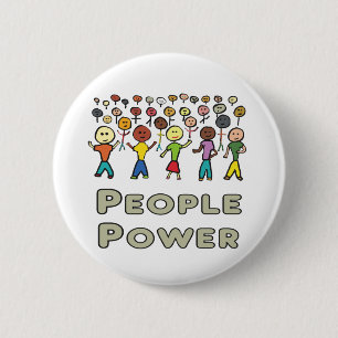 Macaron Rond 5 Cm People Power