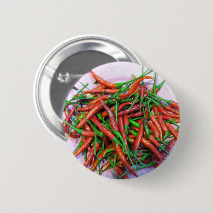 Macaron Rond 5 Cm Peppers à l'oeil d'oiseaux