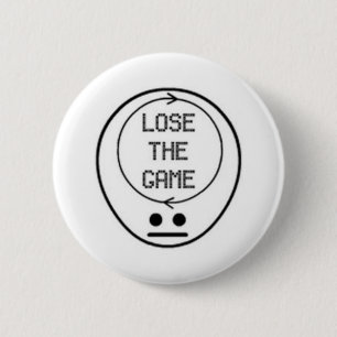Macaron Rond 5 Cm Perdez le bouton/insigne de The Game