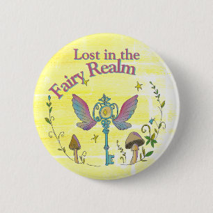 Macaron Rond 5 Cm Perdu dans le royaume Fiary, amoureux du mythe, ch