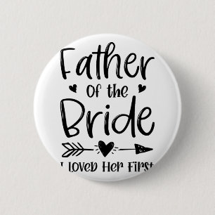 Macaron Rond 5 Cm Père de la mariée J'ai aimé son premier mariage