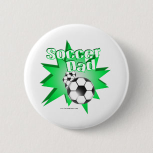 Macaron Rond 5 Cm Père de Soccer