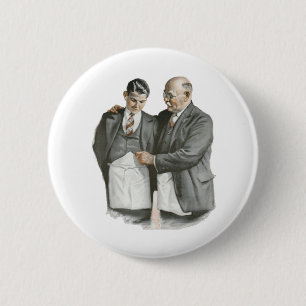 Macaron Rond 5 Cm Père et fils