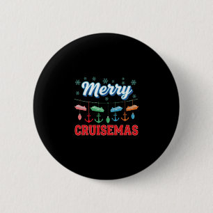 Macaron Rond 5 Cm Père Noël de Noël dit 67 Six Sept Mème Drôle Joyeu