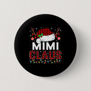 Macaron Rond 5 Cm Père Noël Mimi Claus Famille Égale Xmas P