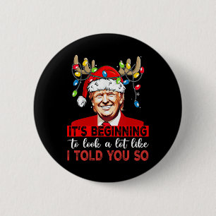 Macaron Rond 5 Cm Père Noël Trump Commence À Ressembler Beaucoup À C