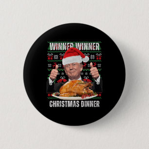 Macaron Rond 5 Cm Père Noël Trump Noël Humour Funny Trump Noël 4