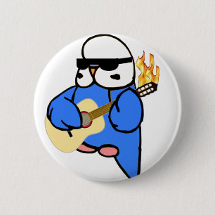 Macaron Rond 5 Cm Perruche anglaise débranchée