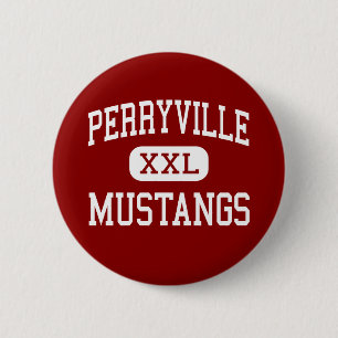 Macaron Rond 5 Cm Perryville - mustangs - aîné - Perryville