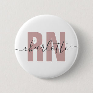 Macaron Rond 5 Cm Personalized RN Registered Nurse Graduation Gifts