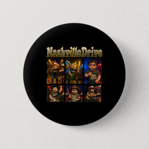 Macaron Rond 5 Cm Personnages de Nashville Drive Baby