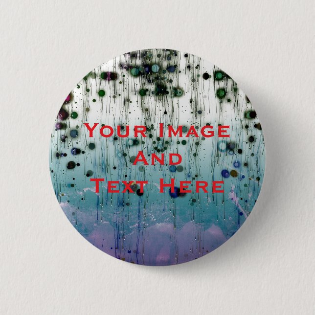 Macaron Rond 5 Cm Personnalisation de votre image et de votre texte  (Devant)