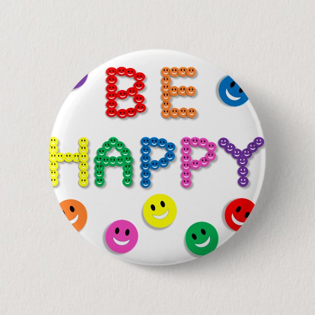 Macaron Rond 5 Cm personnalisation faites-le vous-même Anniversaires (Devant)