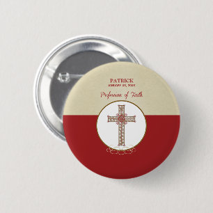 Macaron Rond 5 Cm Personnaliser, RCIA Bénédictions sur la Profession