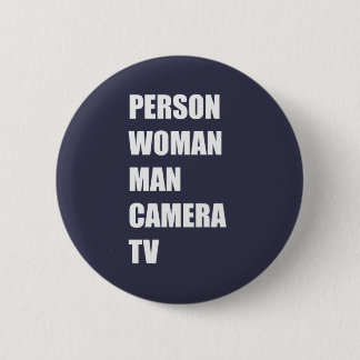 Macaron Rond 5 Cm Personne, Femme, Homme, Caméra, TV