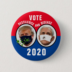 Macaron Rond 5 Cm Pestilence et maladie 2020