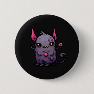 Macaron Rond 5 Cm Pestilence Kitty Pin Button - Cute Plague Cat