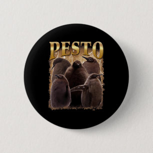 Macaron Rond 5 Cm Pesto Le Pingouin Funny Ba1