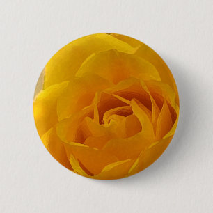 Macaron Rond 5 Cm Pétales de rose jaune
