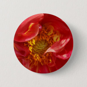 Macaron Rond 5 Cm pétales rouges