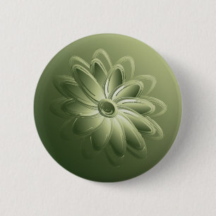 Macaron Rond 5 Cm pétales verts