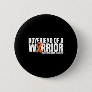 Macaron Rond 5 Cm Petit Amis D'Un Guerrier Ms Multiple Sclerosis Awa