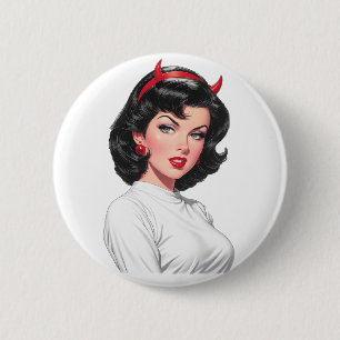 Macaron Rond 5 Cm Petit Diable
