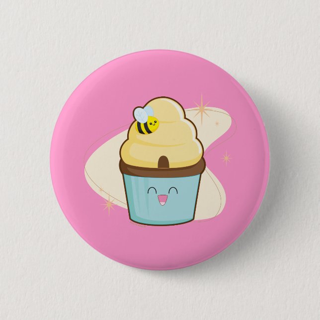 Macaron Rond 5 Cm Petit gâteau de miel (Devant)