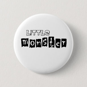 Macaron Rond 5 Cm Petit monstre