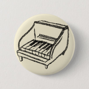 Macaron Rond 5 Cm petit piano