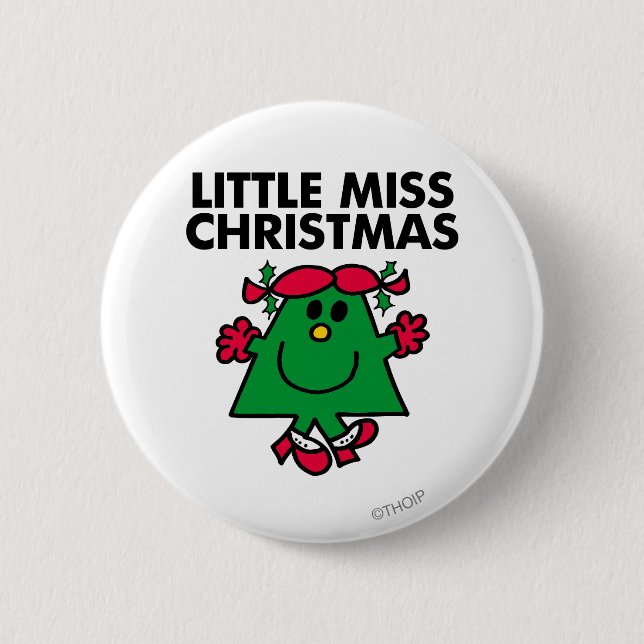 Macaron Rond 5 Cm Petit sourire de Noël (Devant)