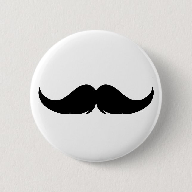 Macaron Rond 5 Cm Petite barre de poignées personnalisable Moustache (Devant)