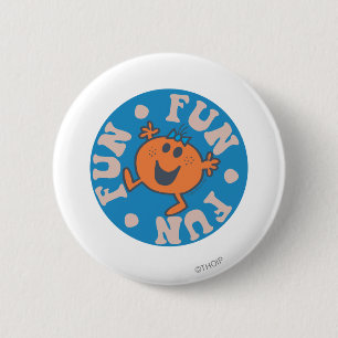 Macaron Rond 5 Cm Petite Miss Fun Fun Fun Fun Fun