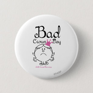 Macaron Rond 5 Cm Petite Miss Princess Bad Crown Day