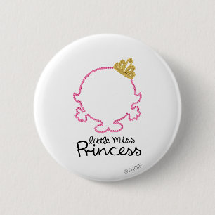 Macaron Rond 5 Cm Petite Mlle Princesse Face vide